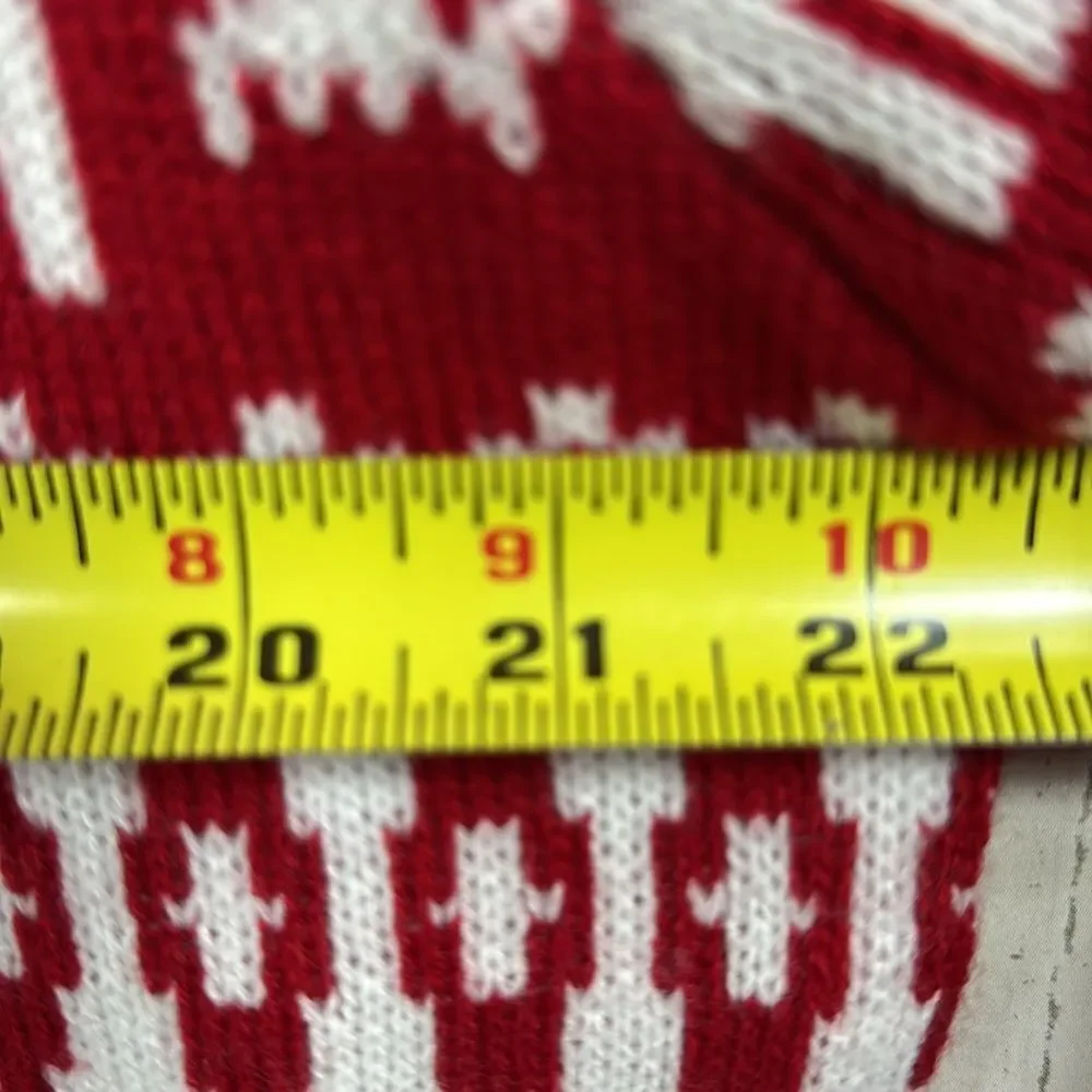Blizzard Bay Llama Christmas Sweater Red White Fun Ugly Holiday Festive Winter